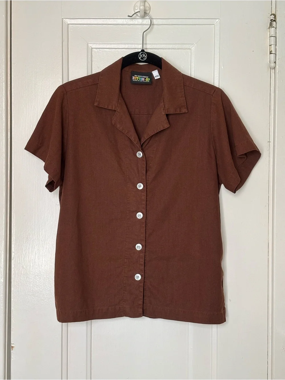 Pantry Button-Up by Big Bud Press in Fudgesicle Brown - Picture 1 of 3